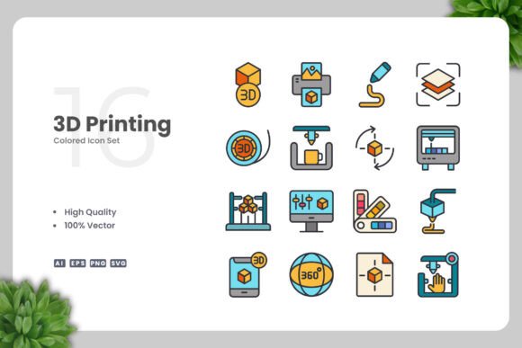 3D Printing Color Icons Review for Embroidery Projects
