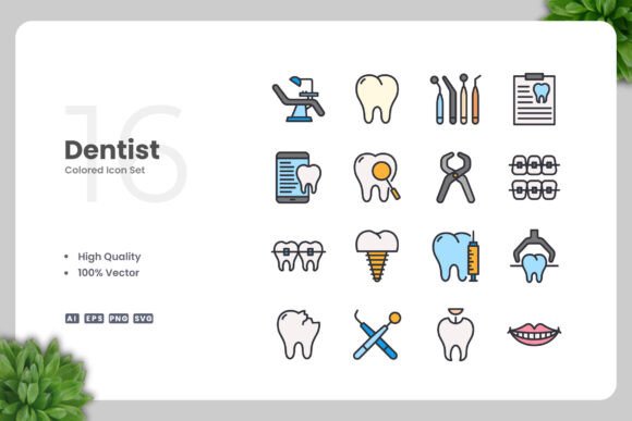 Dentist Color Icons Review