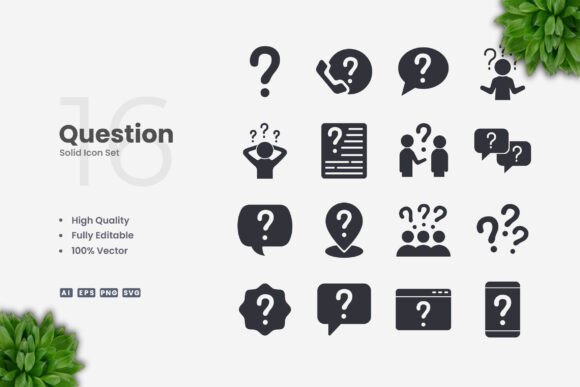 Question Solid Icons Review for Embroidery Projects